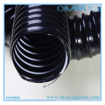 PVC Steel Reinforcement Hose in Balck Color